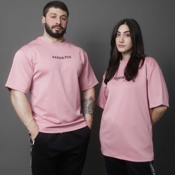 XXATHLTCS Oversized Fit Tee - Pink