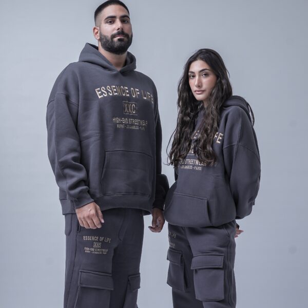 Essence of Life Hoodie - Dark Grey