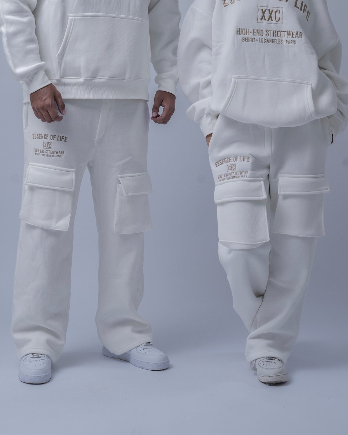 7FD94762-744D-493A-BE71-F473FA97ED3B Essence of Life Sweatpants - Creamy White