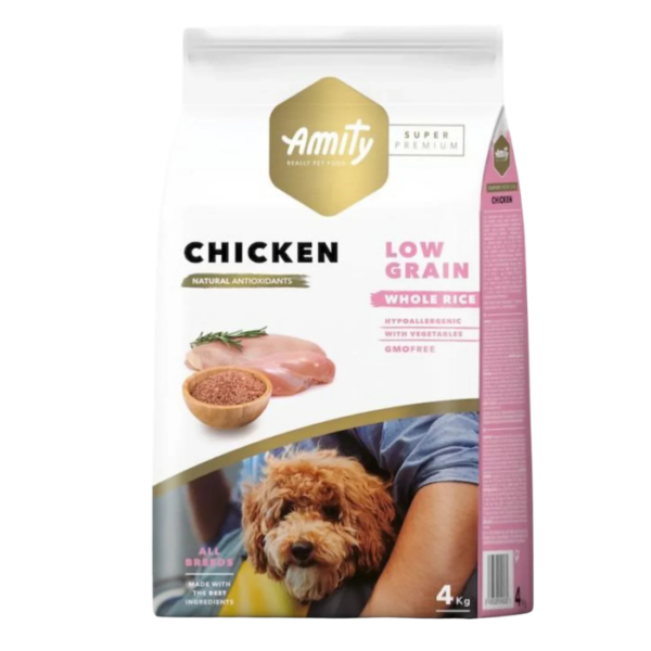 Amity Super Premium Chicken Low Grain Whole Rice
