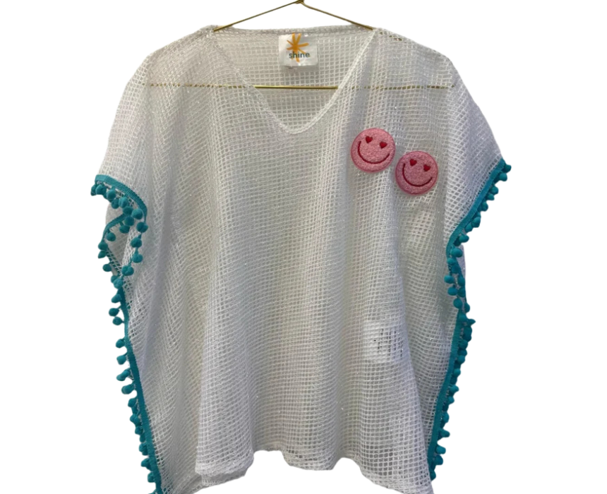 8 Smile And Shine Mesh Beach Cover Up - Image 1