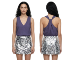 Denim Open Back Top - Image 