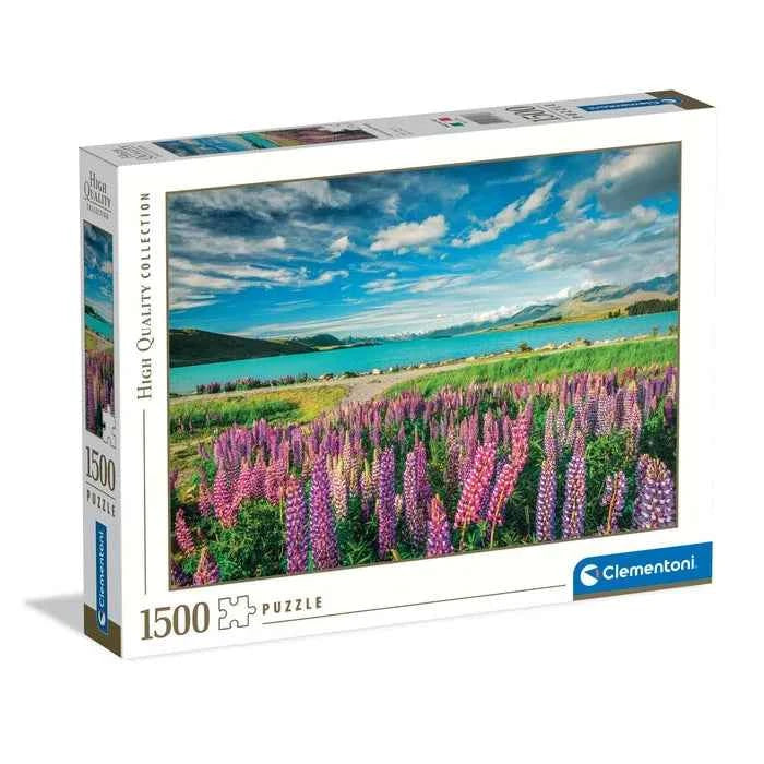 8005125317288_e502af5e-6362-44e8-acbc-ed1490217022 Lupins at Lake Tekapo 1500 Piece Jigsaw Puzzle