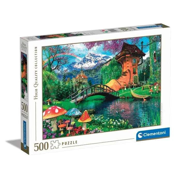 8005125355228_2276e7f5-295e-43a8-a1e9-cafac81853b2 The Old Shoe House 500 Piece Jigsaw Puzzle