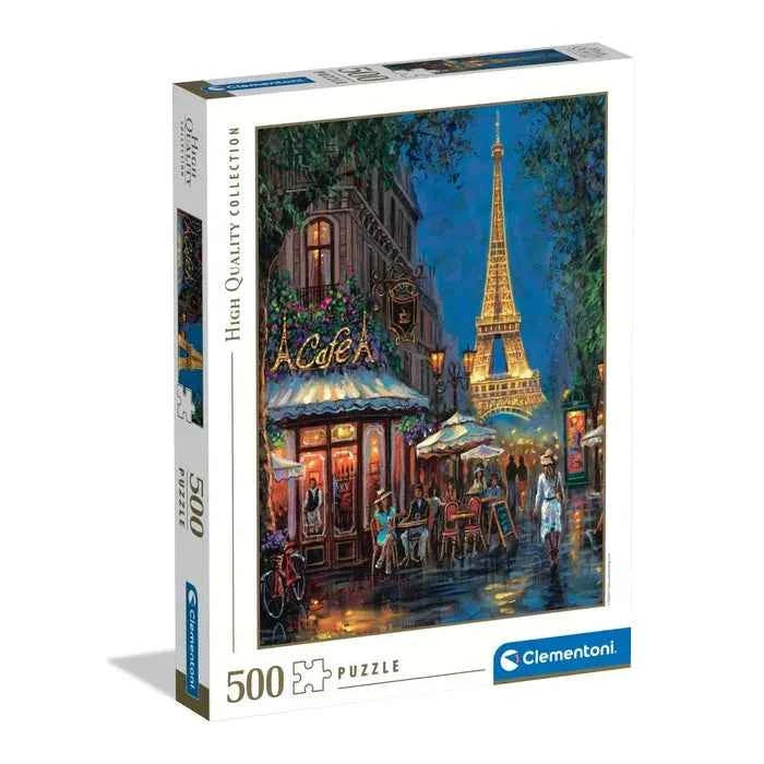 8005125355716_cd981567-dbd6-4b22-9fe0-60488e3be5b5 Night at the Eiffel Café 500 Piece Jigsaw Puzzle
