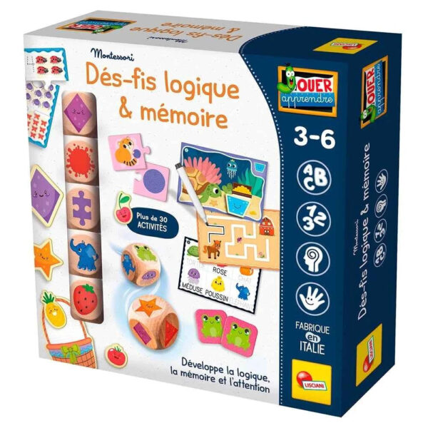Lisciani Montessori Defis Logique & Memoire (French)