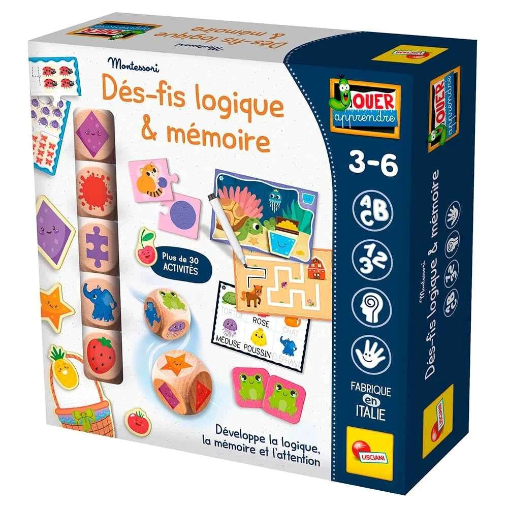 8008324117055-1_d5282a7e-6a8d-4712-8b6b-8539f4d2a87f Lisciani Montessori Defis Logique & Memoire (French)