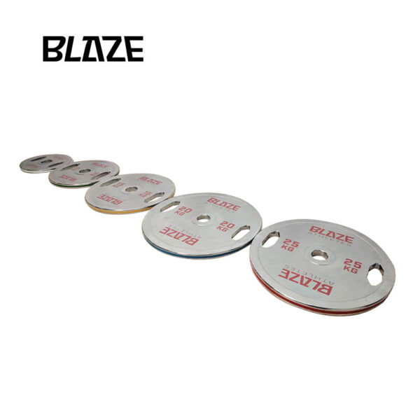 Dual Grip Calibrated Chrome Weighted Plates - Leader Series