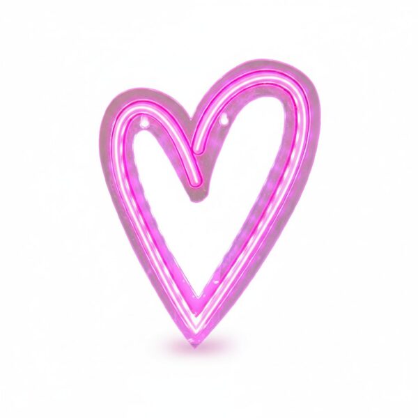 LED Neon Heart Light, Decorative USB Lamp #LUNEONHEART