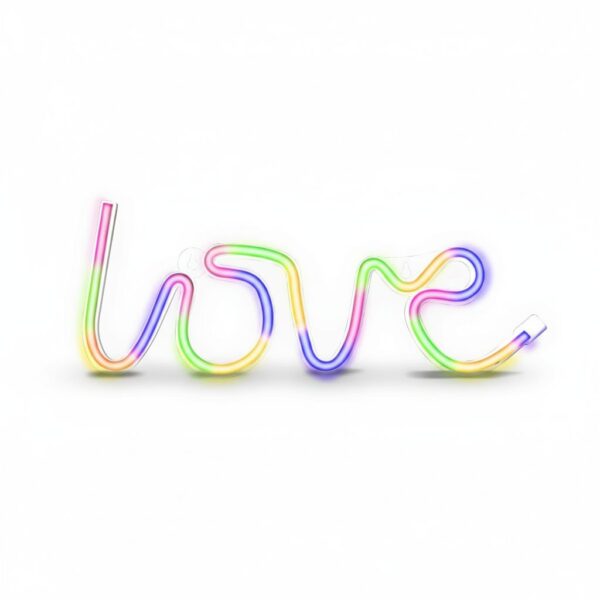 LED Neon Love Light, Decorative USB Lamp #LUNEONLOVE