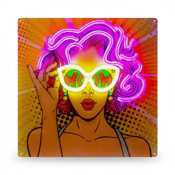 LED Neon Girl Sign Light, Decorative USB Lamp #LUNEONGIRL
