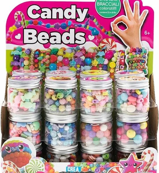 Candy Beads Jar Assorted#87004