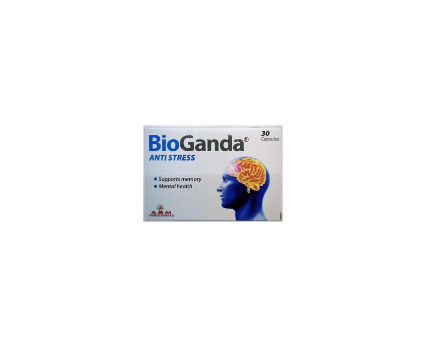 820 BioGanda Anti Stress 30 Capsules - Image 1