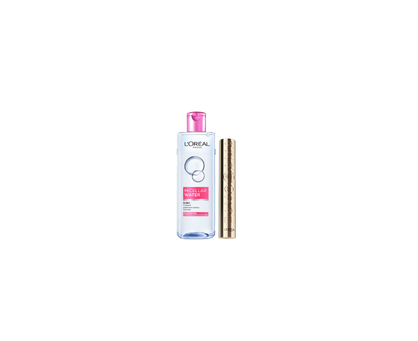825 Micellar Water & Mascara Set L’Oreal - Image 1