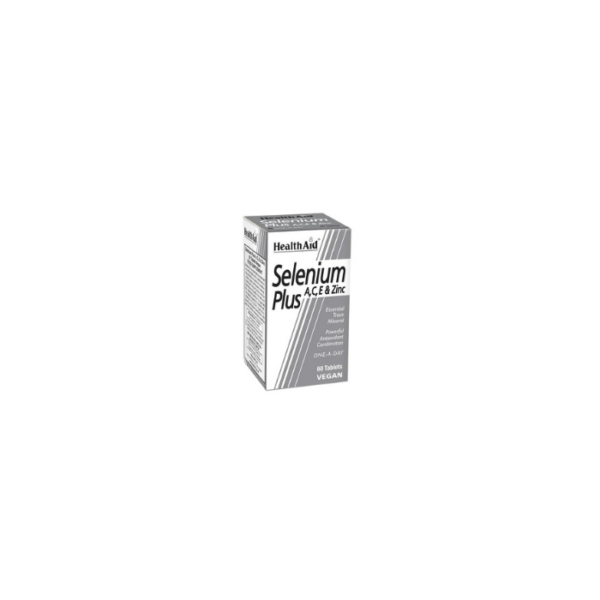HealthAid Selenium Plus A C E & Zinc 60 Vegan Tablets