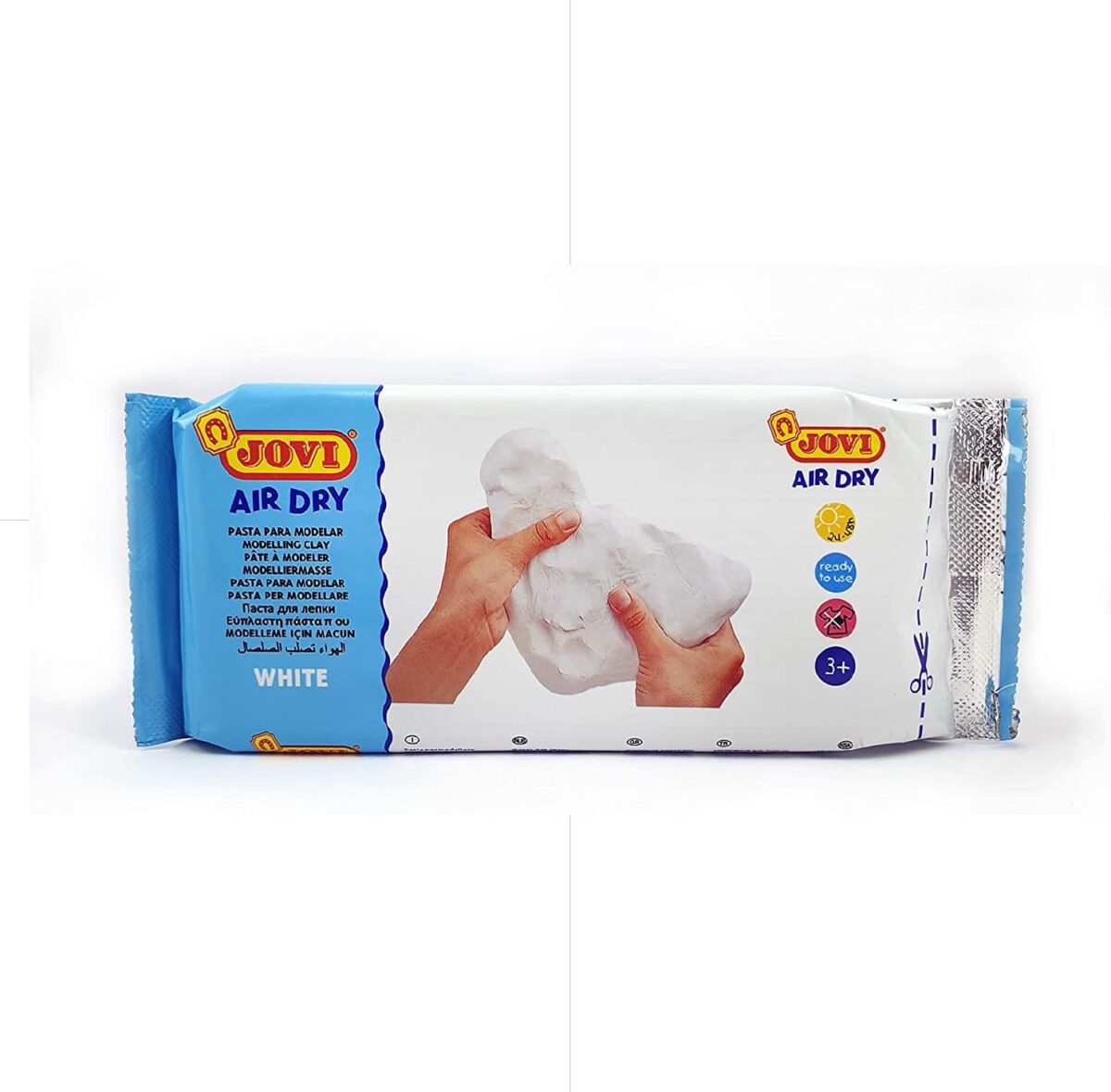 8412027001267 MODELING CLAY 500G AIR DRY WHITE 500G. #0085