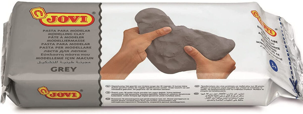 MODELING CLAY 500G AIR DRY GREY #0085G