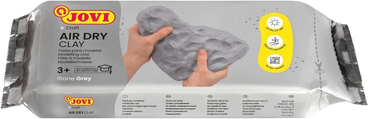 8412027029902 MODELING CLAY TERRACOTTA AIR DRY 1000G GREY #0086G