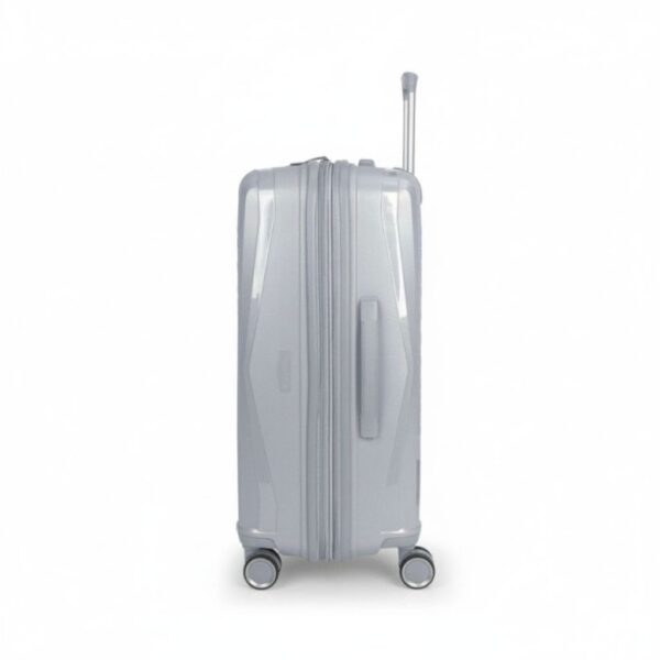 Travel Trolley Luggage Bag Medium Silver Queens 44X64.5X28Cm 80.2L#125001/046-022