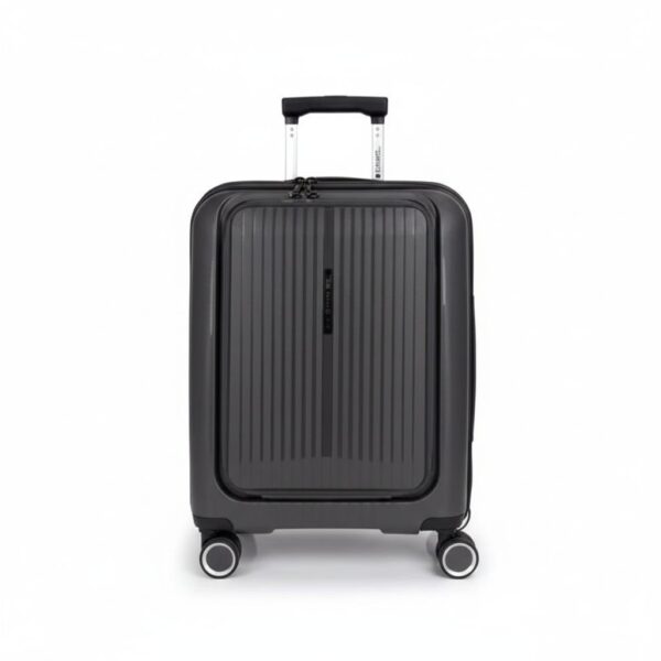 Travel Trollery Luggage Bag With Laptop Holder 40X55X22Cm 47.4L Grey#Brooklyn