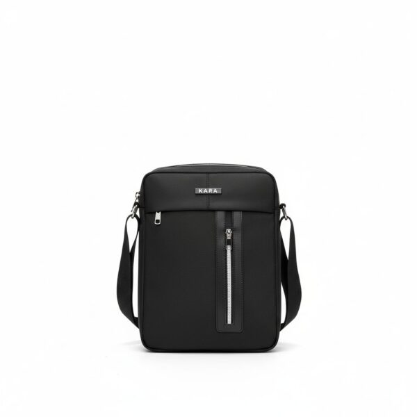 Shoulder Bag 2 Compartments Black Darek Everyday Crossbody 20X25X8Cm#546412