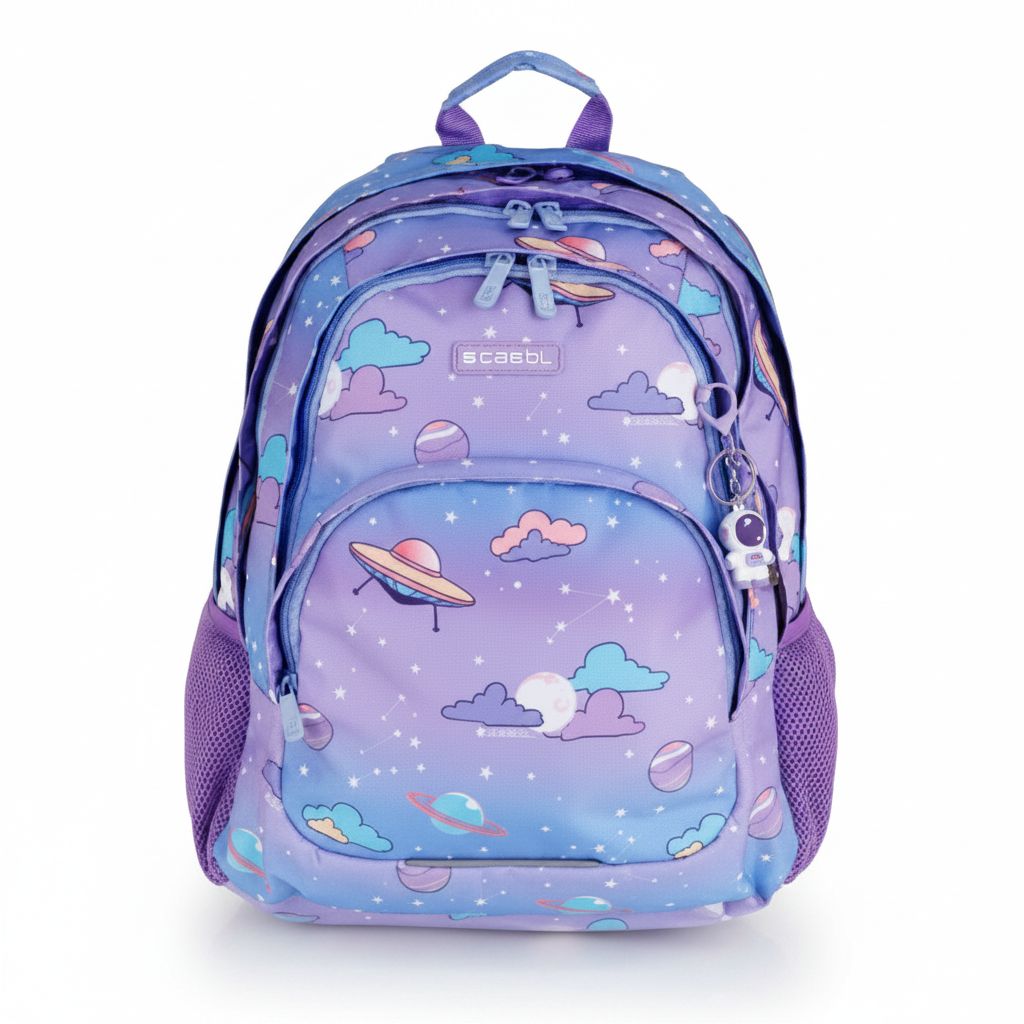 8425126261074 Backpack 3 Parts Cosmos 32x44x18cm#237440