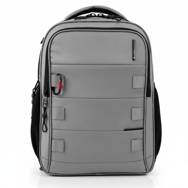 Laptop Backpack 15.6" 3 Compartments Grey Disk#414555