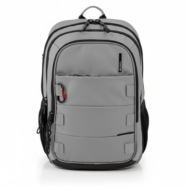 Laptop Backpack 15.6" 3 Compartments Tablet 11" Grey Disk#414593