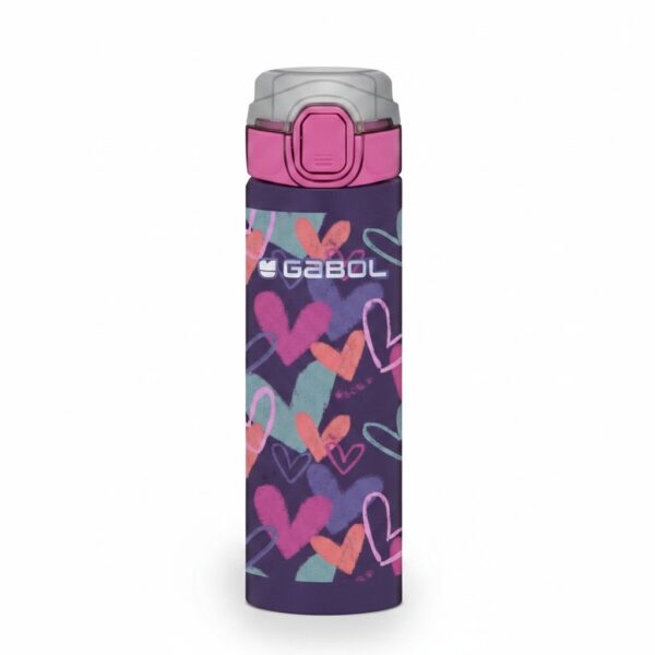 Stainless Steel Bottle Kokoro 6.5x22.5x6.5cm 600ML#237852