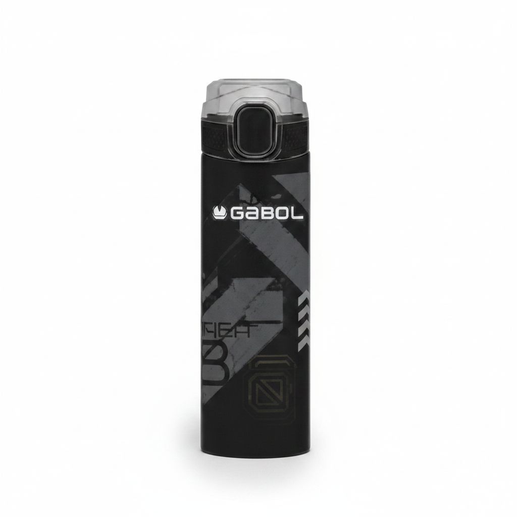 8425126265812 Stainless Steel Bottle Byte 6.5x22.5x6.5cm 600ML#238652