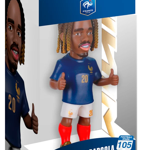 Football France World Cup Bradley Barcola Figure