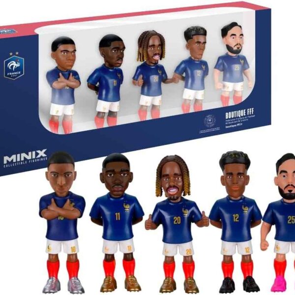 Football France 7cm Figures Pack of 5
