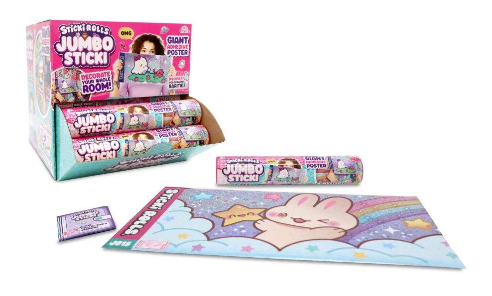 850068290277 Sticki Rolls Jumbo Sticki Mystery Roll#JS100