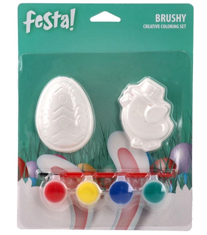 8600828333667 Brushy Easter Creative Coloring Egg And Chick#157008