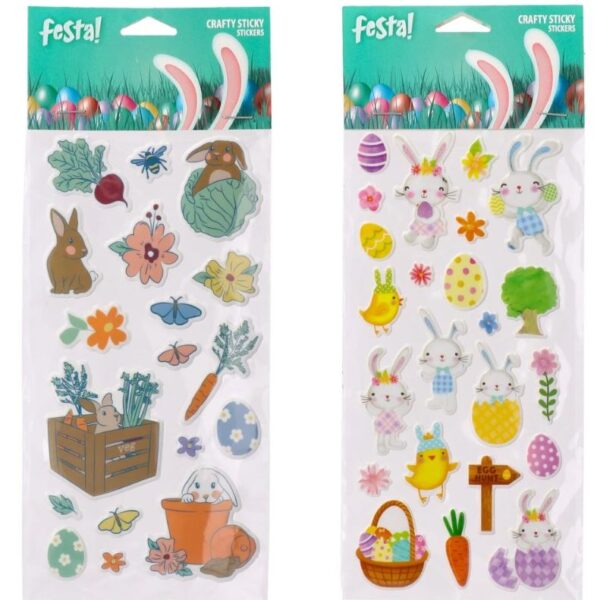 Sticky Hop Stickers Easter Party Mix 18 Pcs#157014