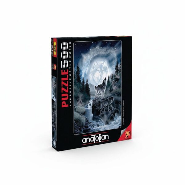 Puzzle Moon Wolf 500Pcs Size 48x33Cm#ANA.3636