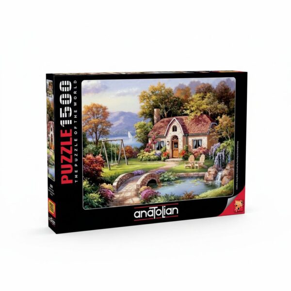 Puzzle Stone Bridge Cotage 1500Pcs Size 60x85Cm#ANA.4559