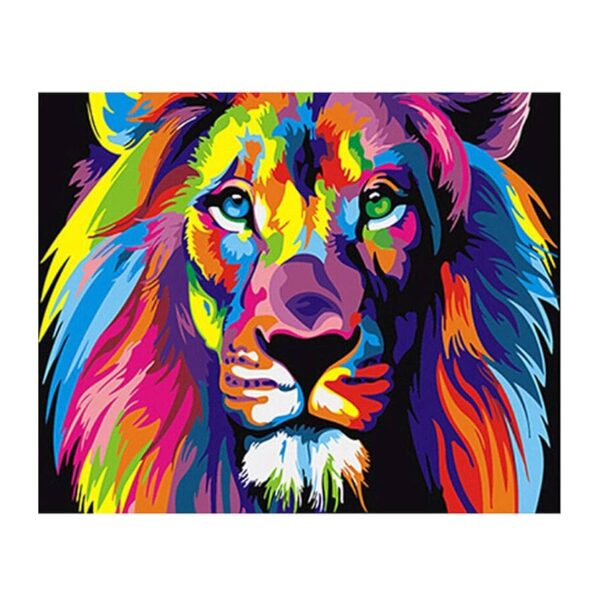 Paint On Your Own Canvas Lion 20x15Cm #AR2006/GE