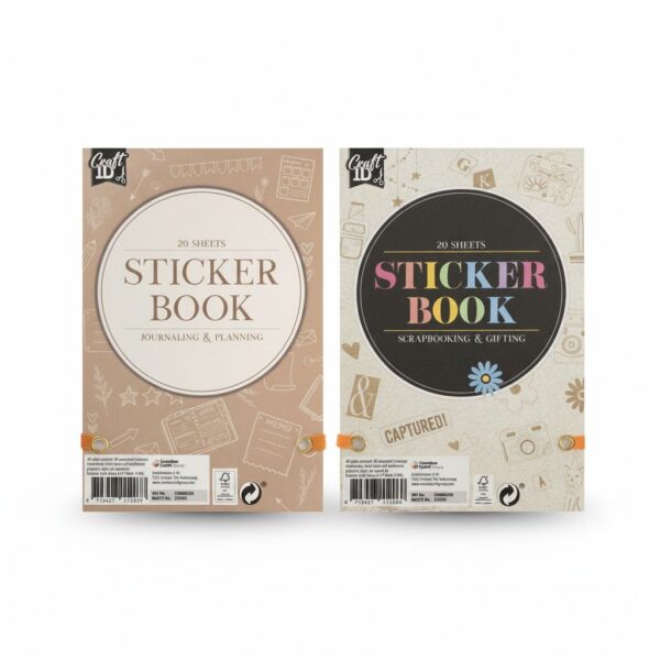 Sticker-Book ScrapBooking & Gifting 20 Sh 16.5x11Cm #CR6002/GE