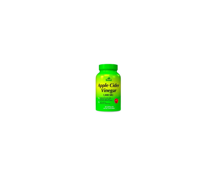 876 Apple Cider Vinegar 1000mg 60 Capsules - Image 1