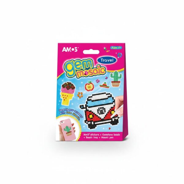 GEM MOSAIC SMALL - TRAVEL GMS-T #AMOS-0849