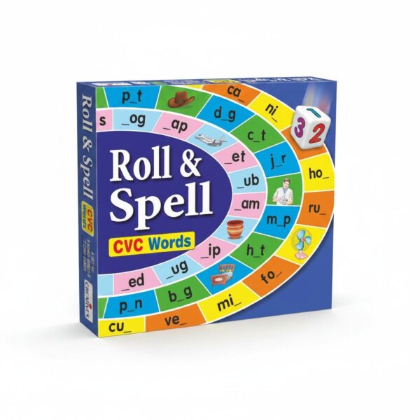 Roll And Spell-Cvc Word 12Pcs #218
