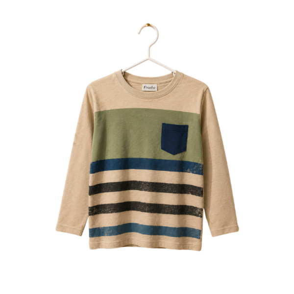 Zara Boys Multicolor Striped Long Sleeve Blouse