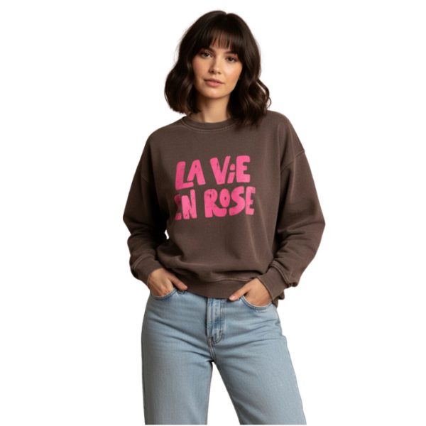 Womens Graphic Rose Sweatshirt
