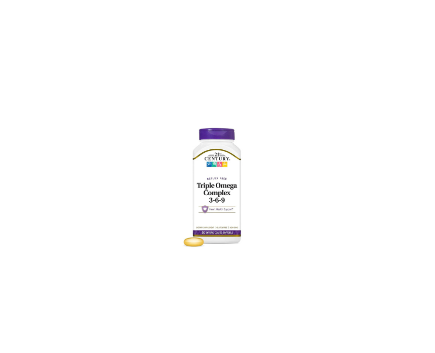 924 Triple Omega Complex 3-6-9 Reflux Free 90 Tablets - Image 1