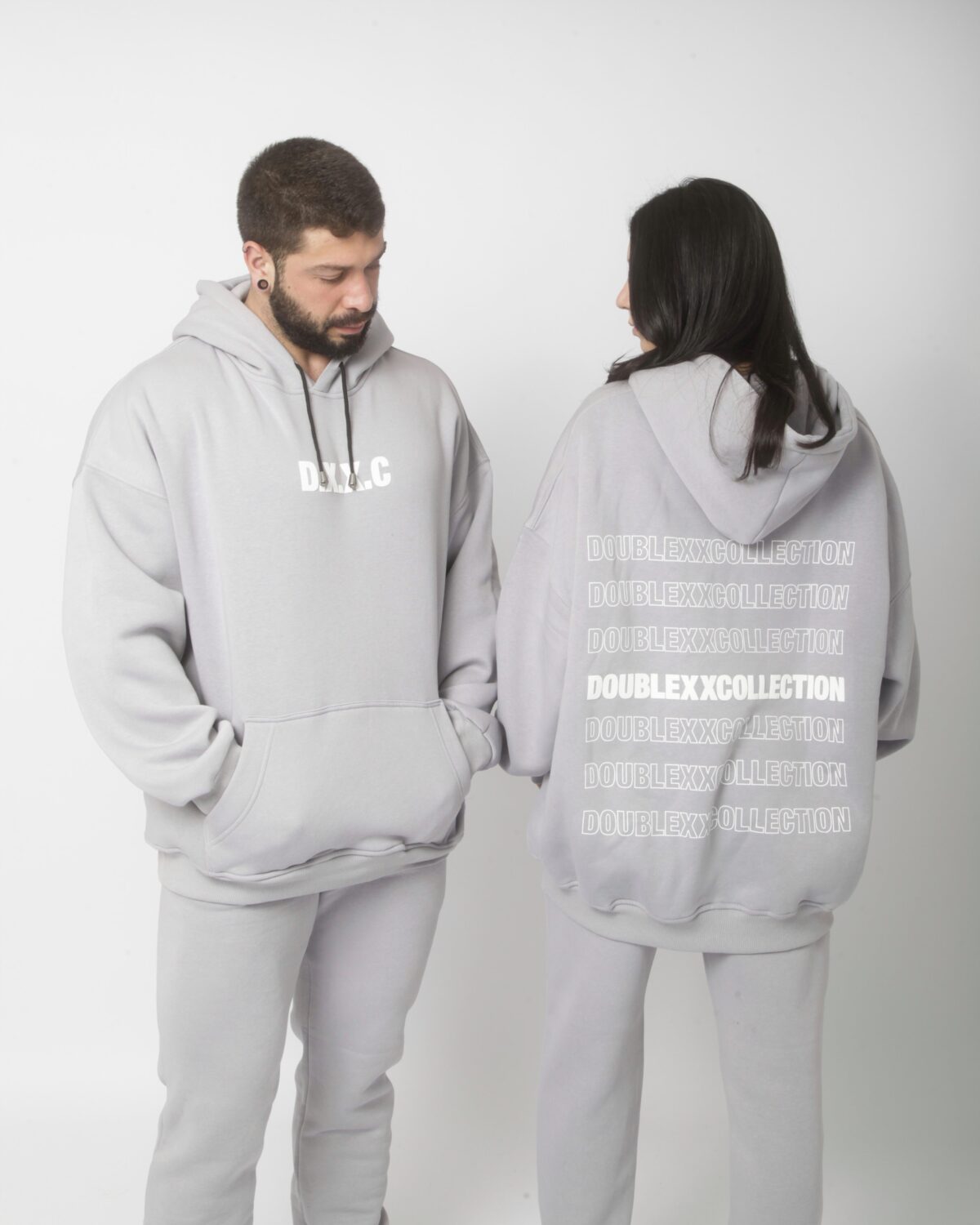 948E4597-5F98-4197-A4D4-09B8820FA18B DXXC Hoodie - Silver Grey