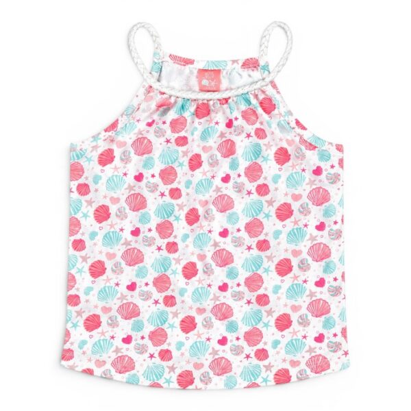 Kiki and Koko Seashell Print Summer Top