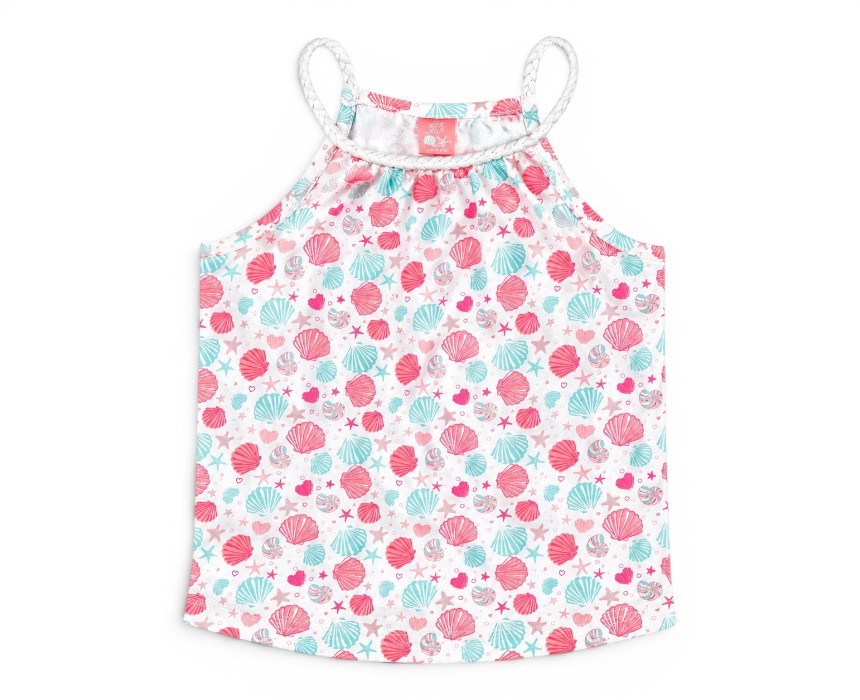 95BFB751-3EC1-4B5A-802A-0A9A67930524 Kiki and Koko Seashell Print Summer Top - Image 1