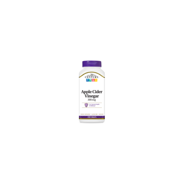 Apple Cider Vinegar 300 mg Dietary Supplement 250 Tablets