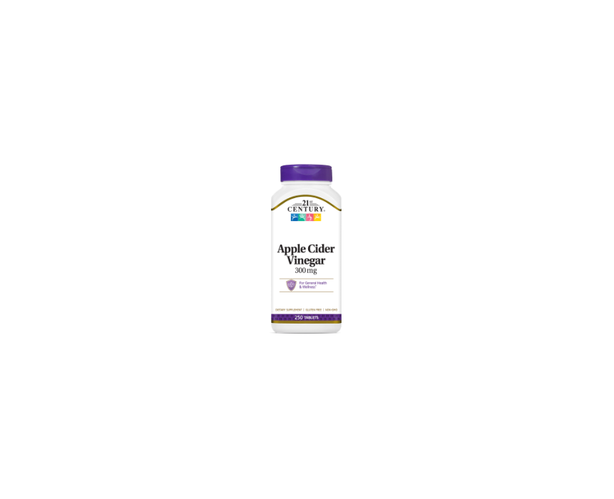 968 Apple Cider Vinegar 300 mg Dietary Supplement 250 Tablets - Image 1